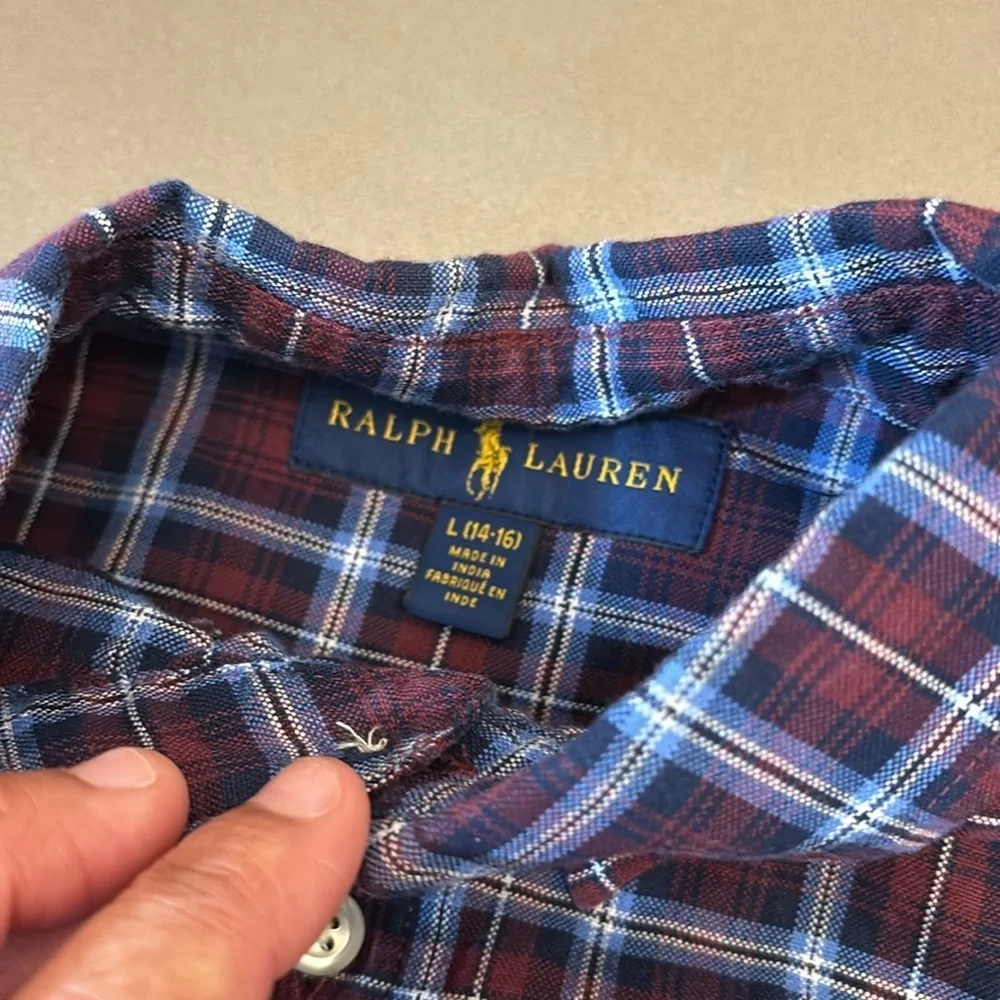 Boys RALPH LAUREN POLO BUTTON DOWN SHIRT